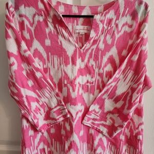 Mary marshmallow sz med pink top